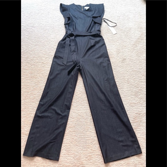 Calvin Klein Pants - NWT CALVIN KLEIN FULL LENGTH WIDE LEG DRESS ROMPER